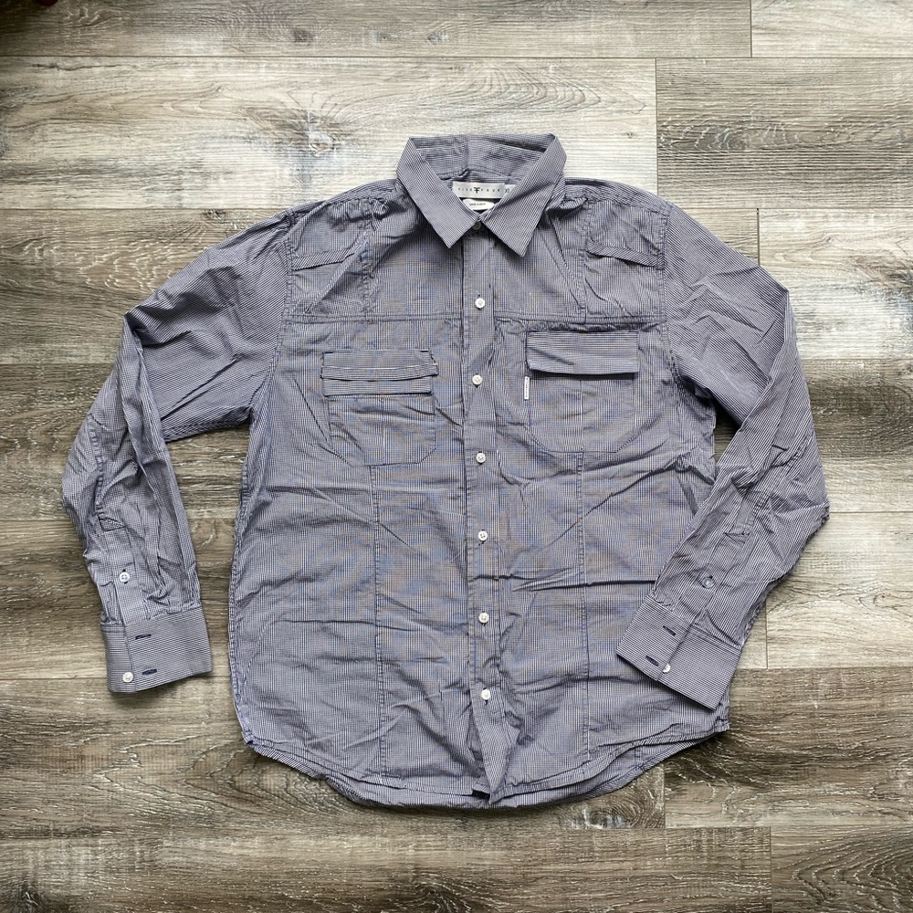 Five Four Men's Plaid Button-Down Shirt